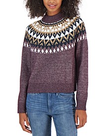 Women's Half-Snowflake Raglan Sweater