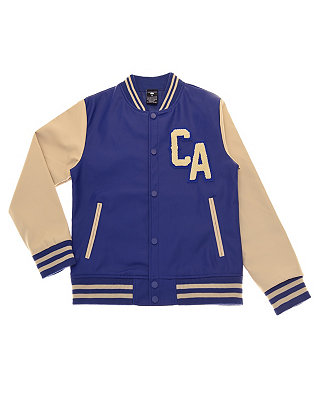 Ring of Fire Big Boys KENAN Full Varsity Jacket with Patches - Macy's
