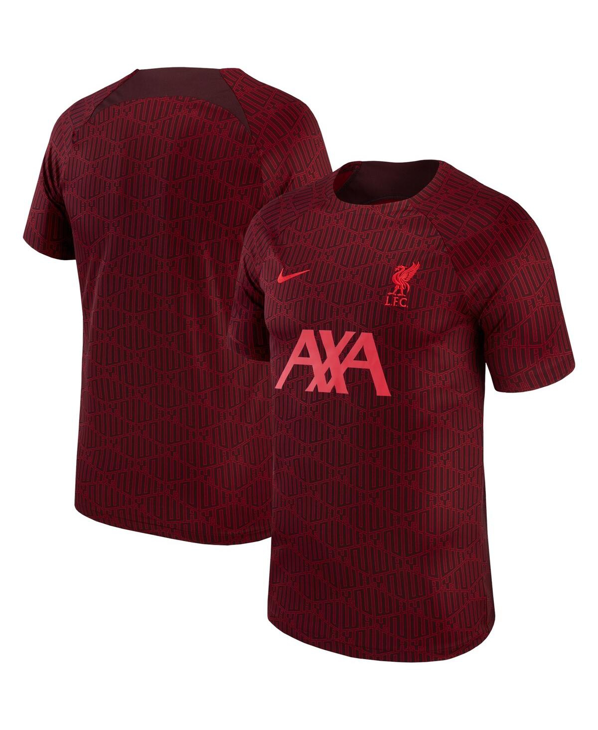 Youth Boys Nike Red Liverpool 2022 Pre-Match Raglan Performance Top