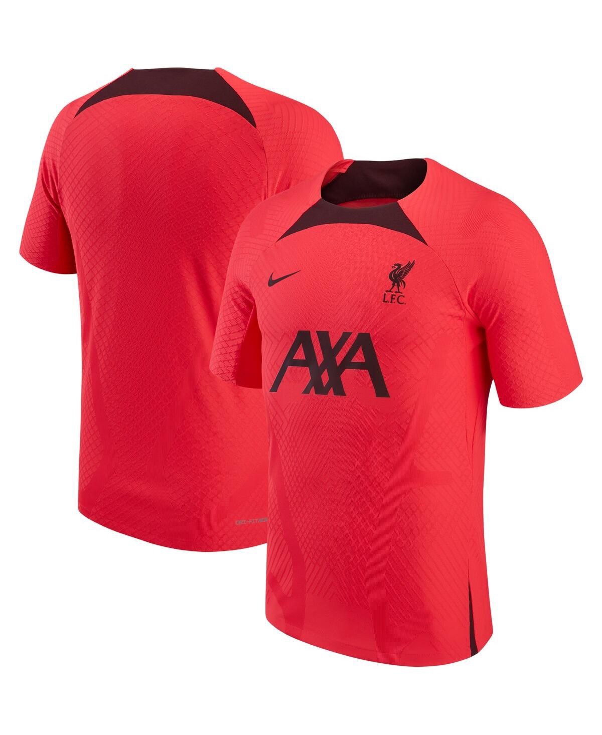 NIKE MEN'S NIKE RED LIVERPOOL ADVANCE STRIKE RAGLAN PERFORMANCE TOP