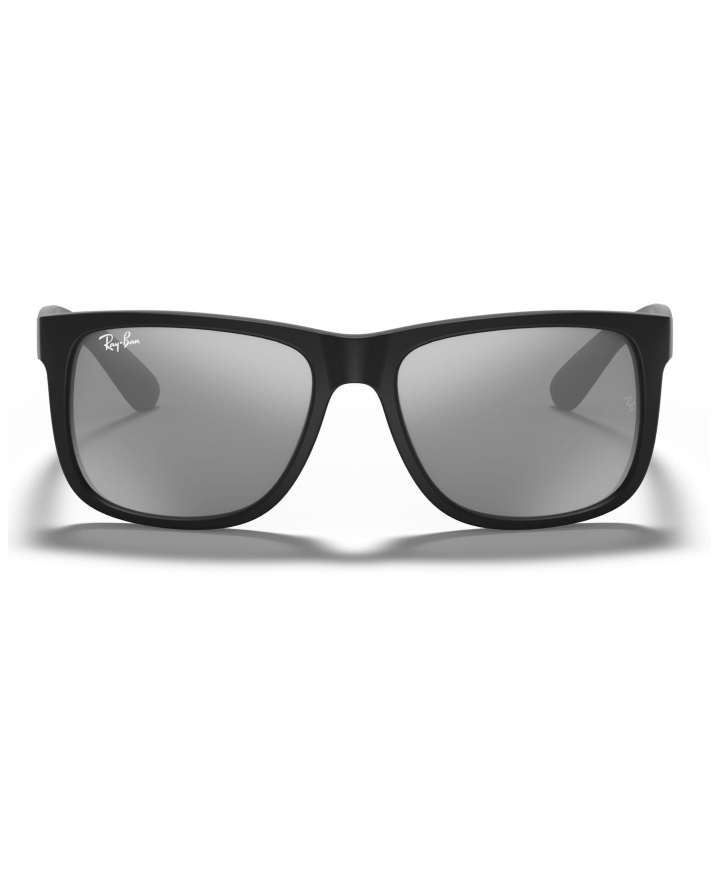 Солнцезащитные очки Ray-Ban Unisex Low Bridge Fit Sunglasses, RB4165F Justin Color MIX, цвет: Чёрный, вариант 1 — фото 6