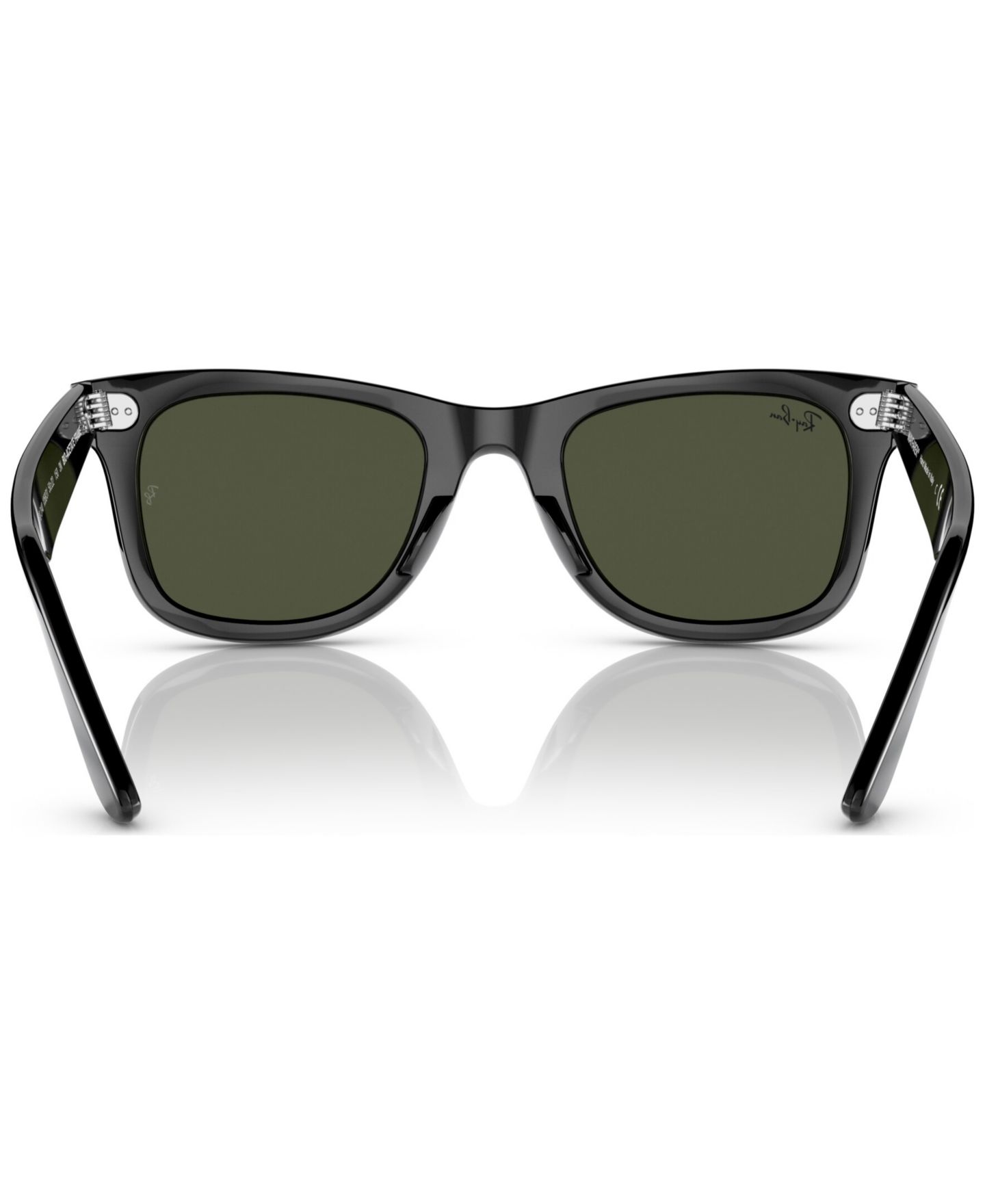 Солнцезащитные очки Ray-Ban Unisex Sunglasses, Wayfarer 50, цвет: Чёрный — фото 4