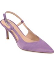 Purple sling back shoes clearance