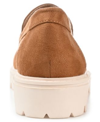 Journee Womens Erika Medium and Wide Width Slip On Loafer