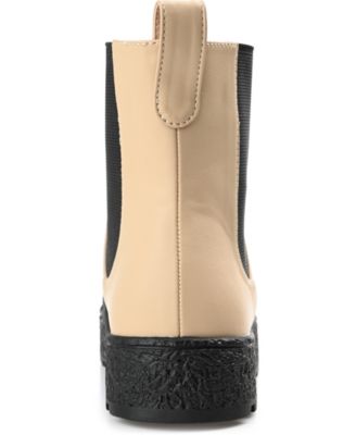 Women's Jenie Two-Tone Chelsea Booties