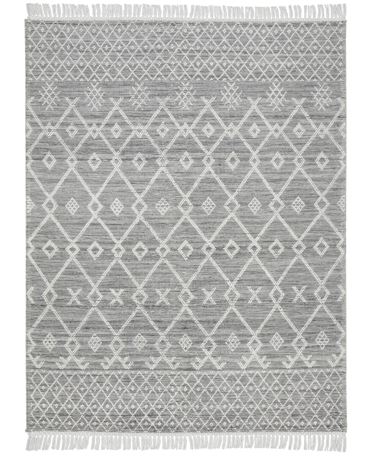 Nicole Curtis Series 3 Sr302 8' X 10'6" Area Rug In Gray,ivory
