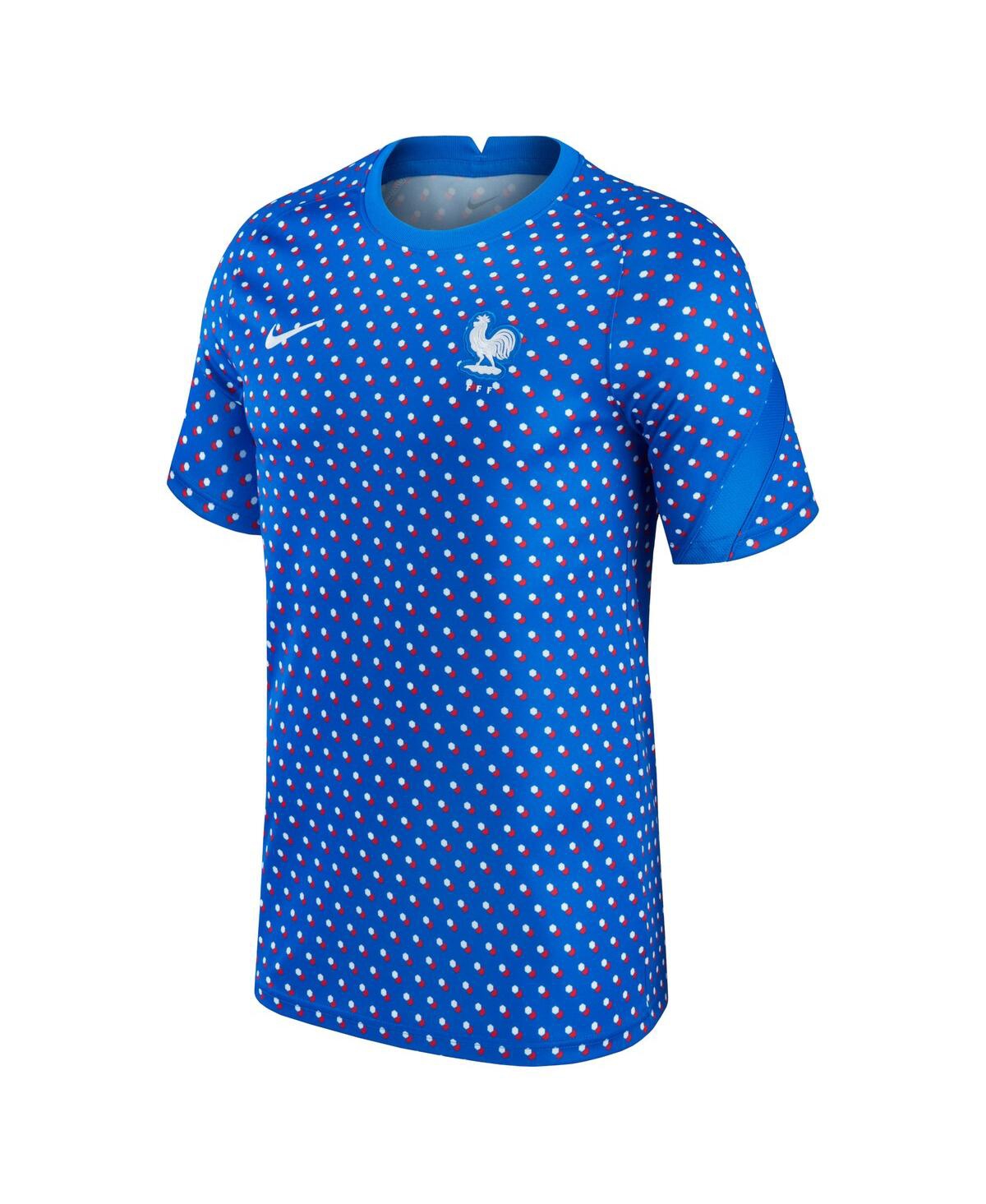 Men's NikeFrance Women's National Team 2021/22 Pre-Match Top - Blue