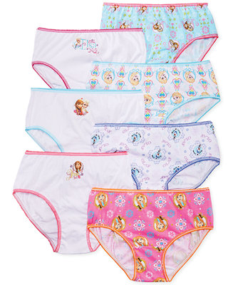 Disney Frozen Underwear, 7-Pack, Little Girls & Big Girls - Macy's