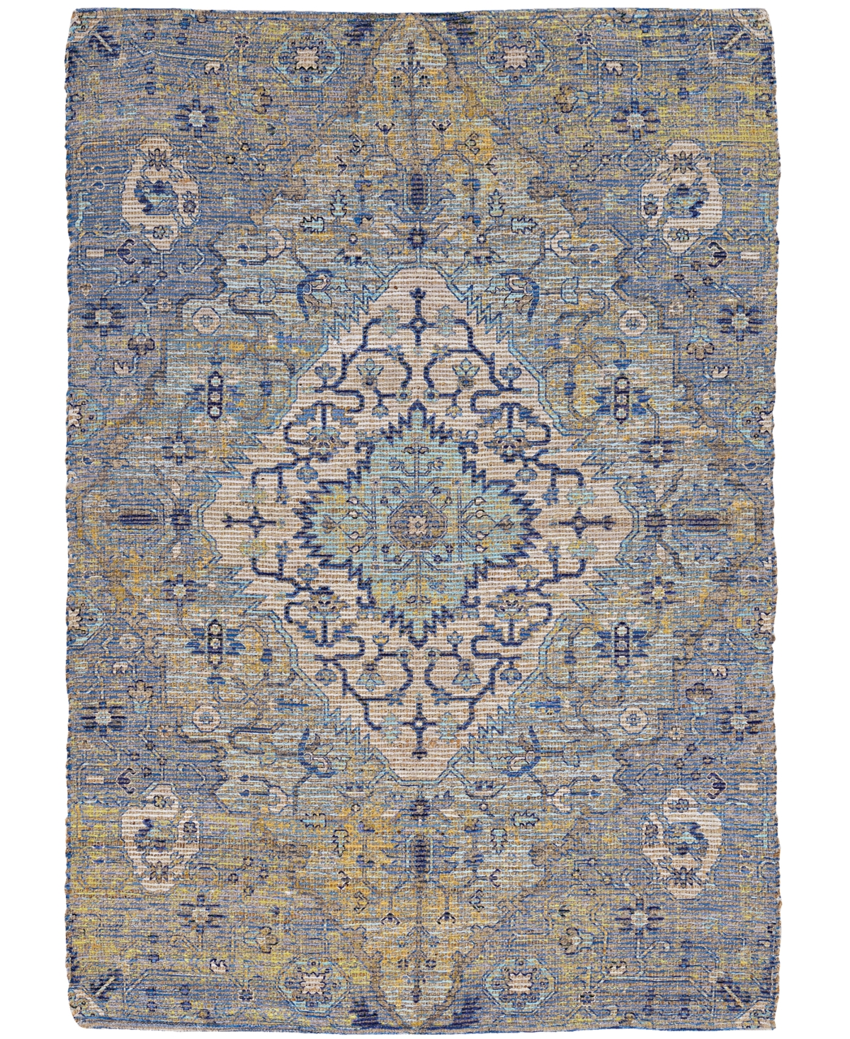 Kas Morris 2232 7'6in x 9'6in Area Rug - Blue