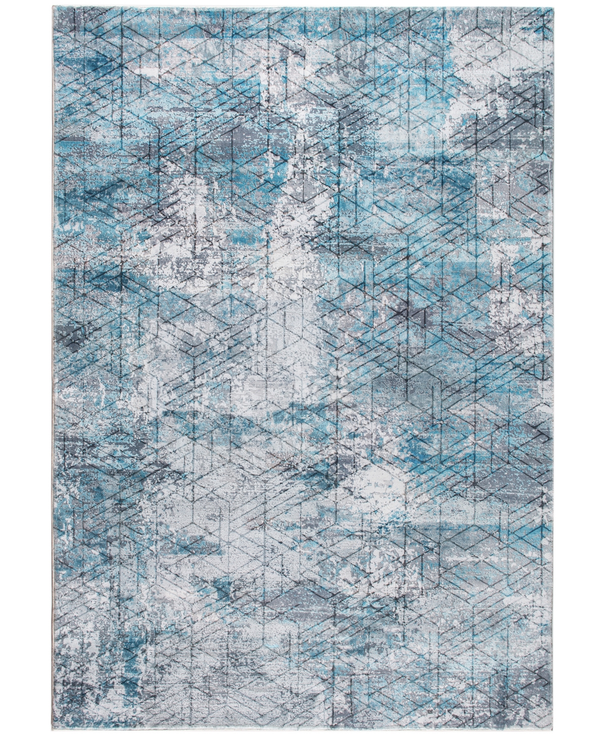 Kas Roxy 2805 6' x 9' Area Rug - Blue, Gray