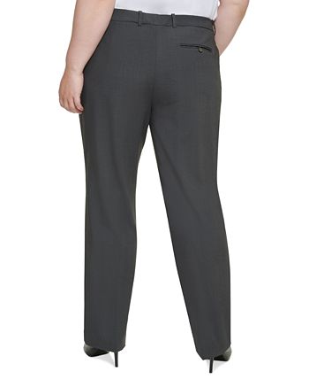 Calvin Klein Plus Size Modern Dress Pants Macy s