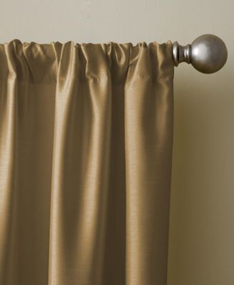 Versailles Faux Silk Blackout Window Curtain