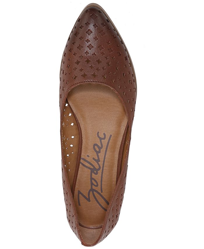zodiac hill pointed toe flat