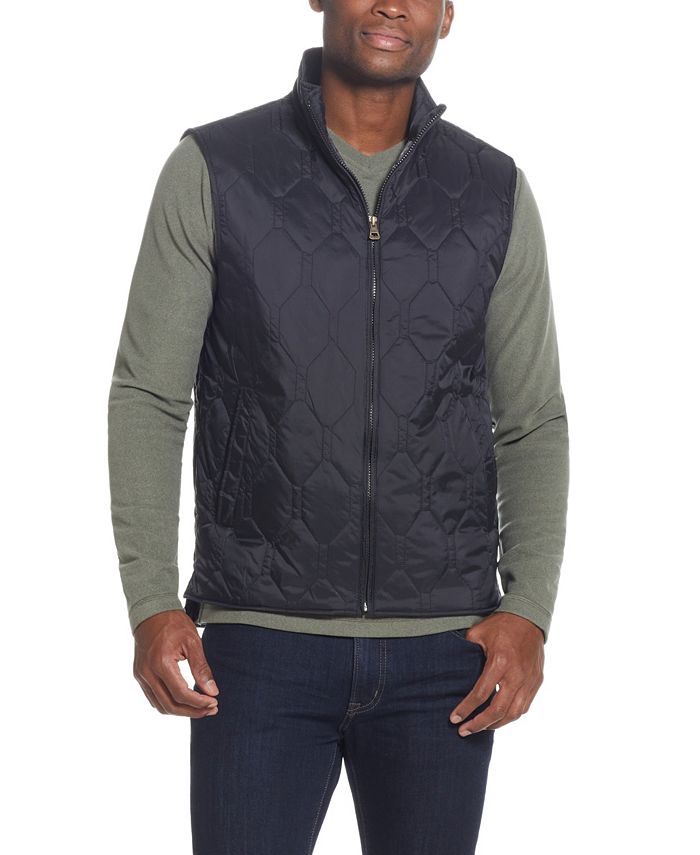 Weatherproof Vintage Men's Lightweight Hexagon Quilted Vest - Macy's