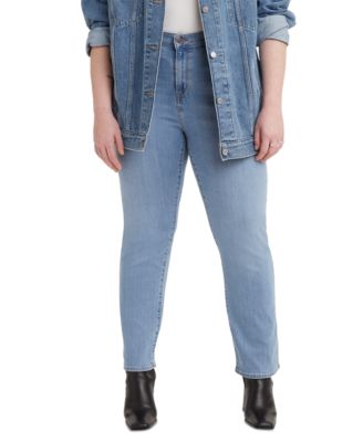 Levi's - Trendy Plus Size 724 High-Rise Straight-Leg Jeans