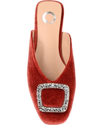 Women's Sonnia Velvet Embellished Mules