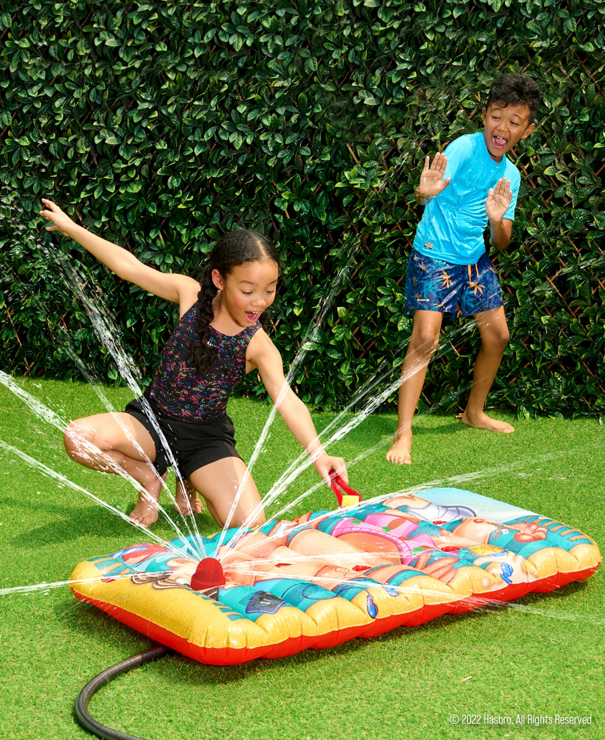 Shop Hasbro Operation Splash Game By Wowwee Backyard Sprinkler Mat Kids Game With 5 Foam Elements Ages 4 And Up In Multicolor