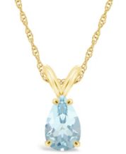 Aquamarine necklace hotsell macys