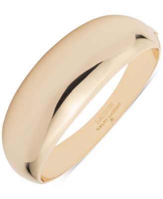 Lauren Ralph Lauren - Gold-Tone Sculpted Bangle Bracelet