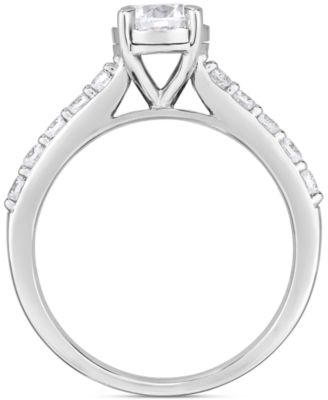 TruMiracle&reg; Diamond Solitaire Plus Engagement Ring (1 ct. t.w.) in 14k White Gold