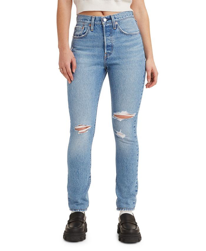 Levi's Women's Distressed High Rise Jeans -