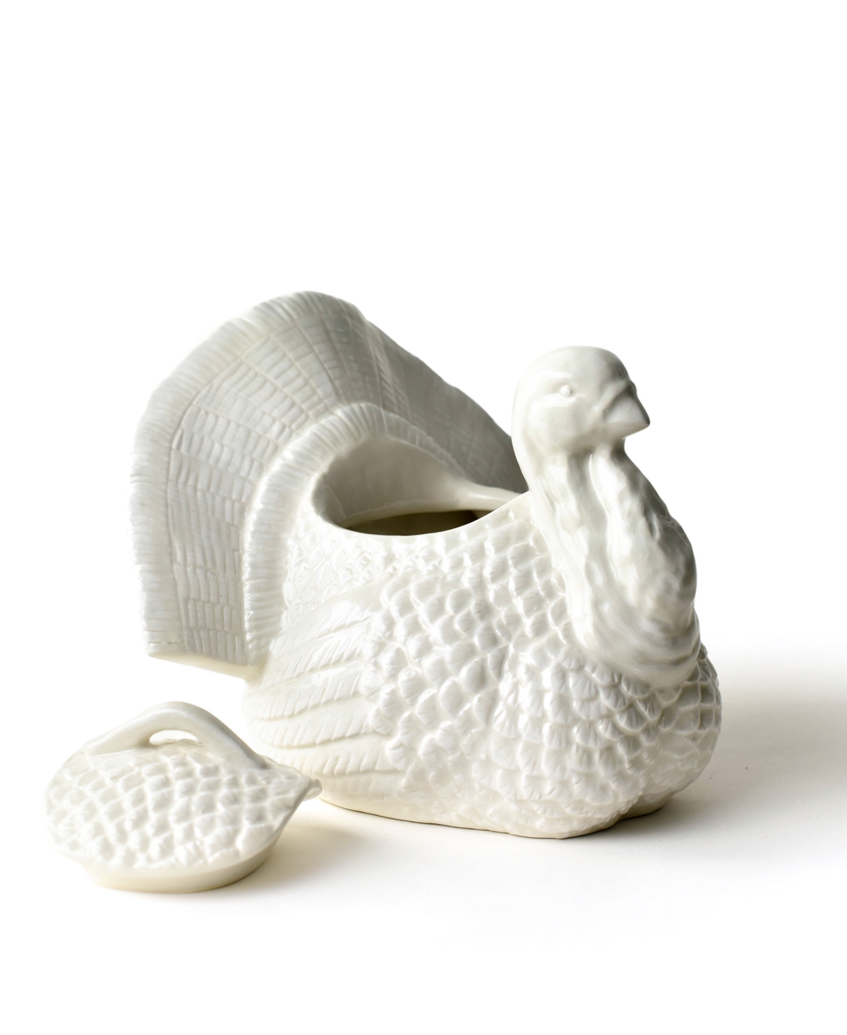 Coton Colors Turkey Shaped Covered Bowl