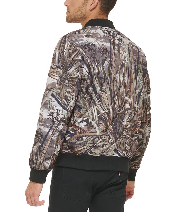 Levi's Men's Quilted Fashion Bomber Jacket & Reviews Coats & Jackets