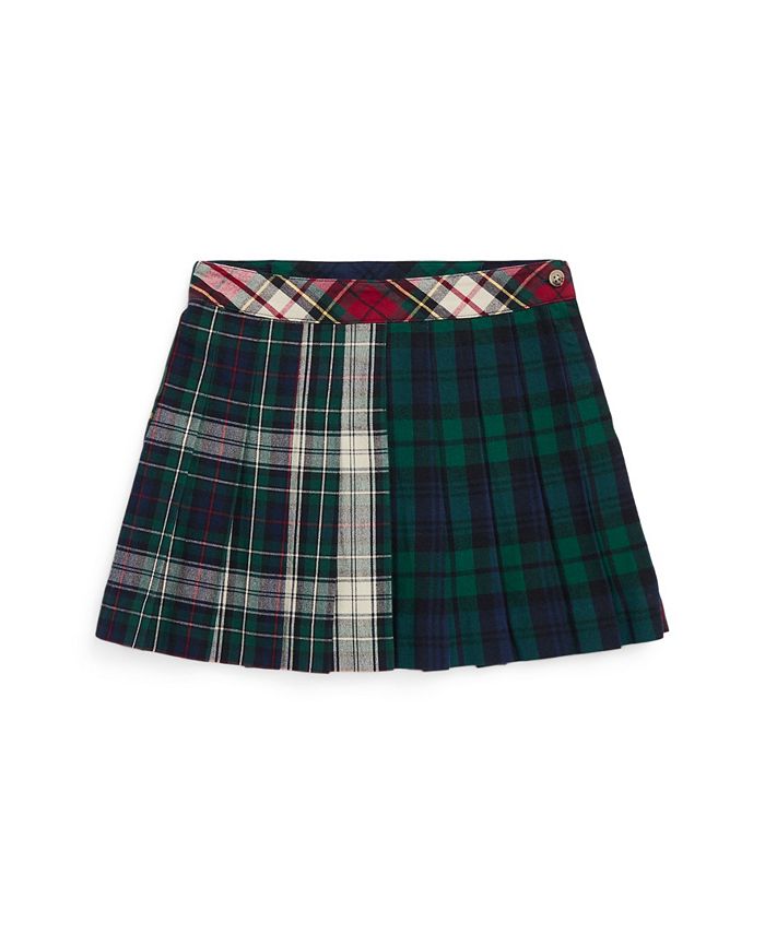 Polo Ralph Lauren Little Girls and Toddler Girls Plaid Oxford Skirt &  Reviews - Skirts - Kids - Macy's