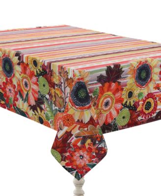 Harvest Snippets Tablecloth, 70" x 120"