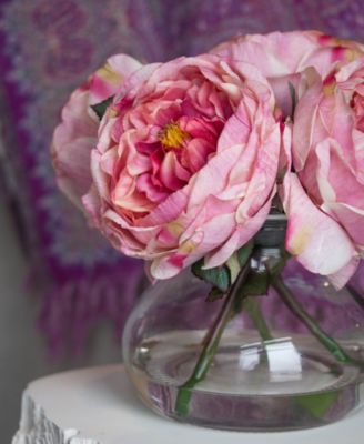 Fancy Pink Rose Arrangement with Vase
