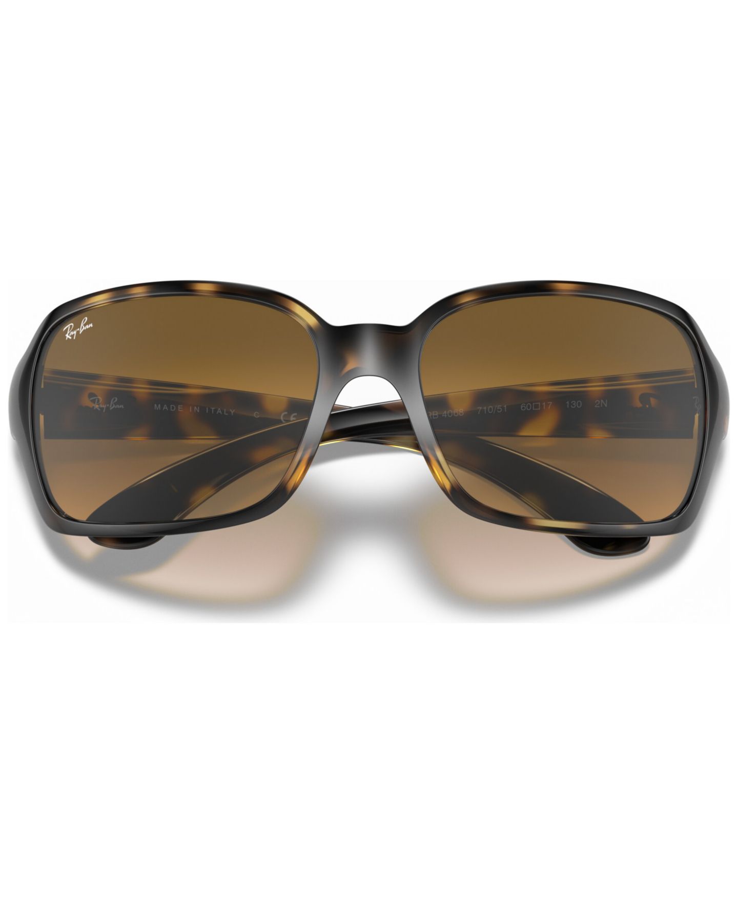 Женские солнцезащитные очки Ray-Ban Sunglasses, RB4068, цвет: Коричневый — фото 11