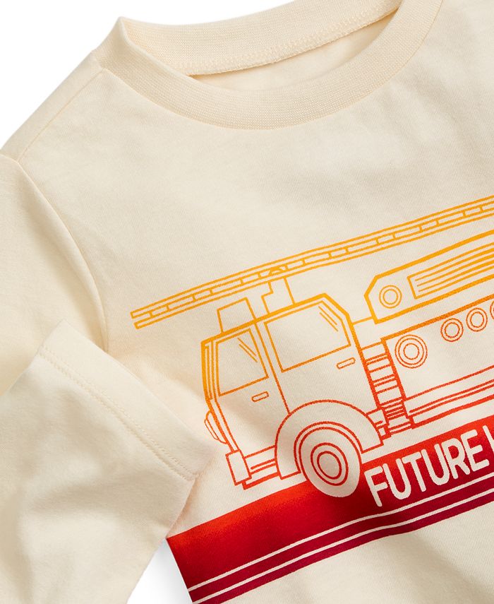 First Impressions Baby Boys Fire Truck Hero Shirt, Created for Macy's