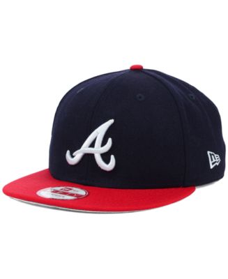 Men's Atlanta Braves New Era Charcoal/Red Color Pack Two-Tone 9FIFTY  Snapback Hat