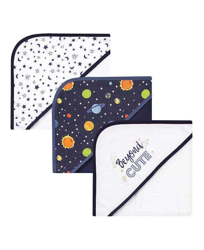 Hudson Baby Baby Boys Hooded Towels, Pack of 3 Macy's