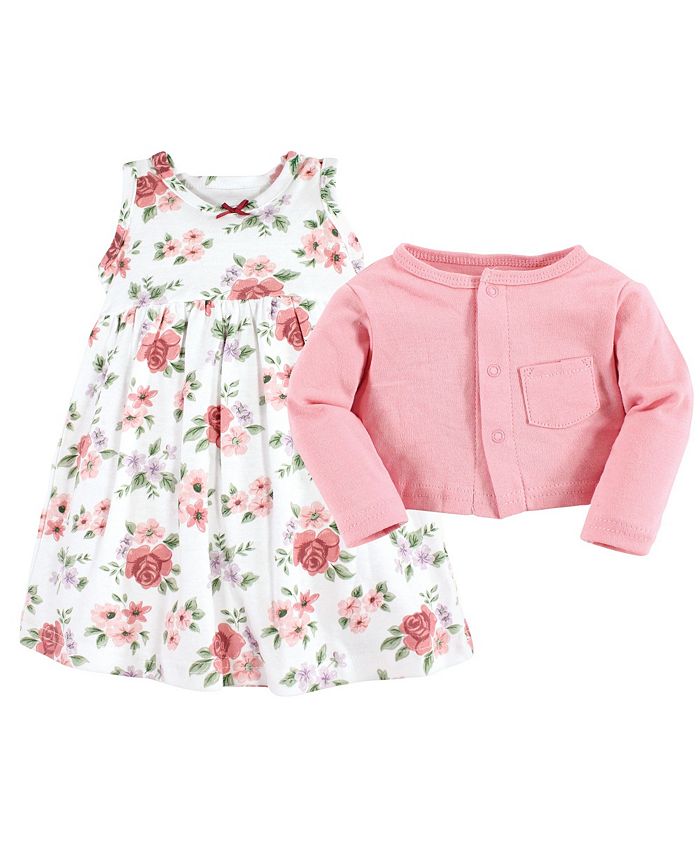 Hudson Baby Baby Girls Dress and Cardigan, 2Piece Set Macy's