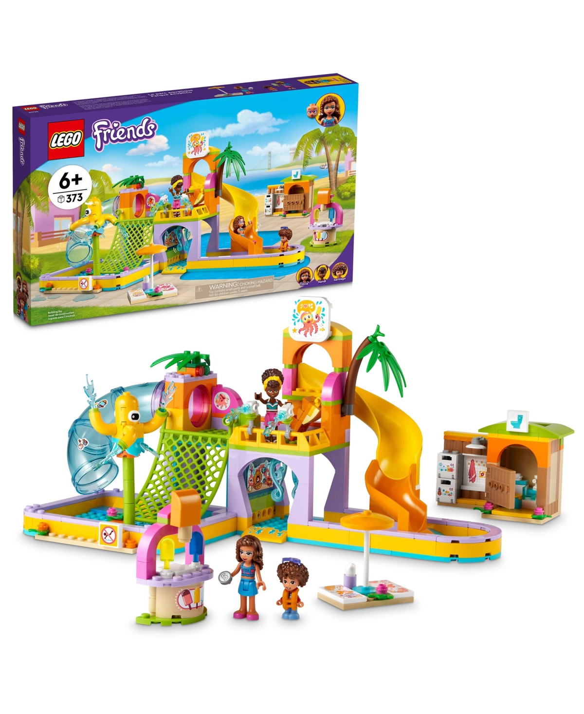 Lego Friends Water Park 41720 Toy Building Kit In Multicolor