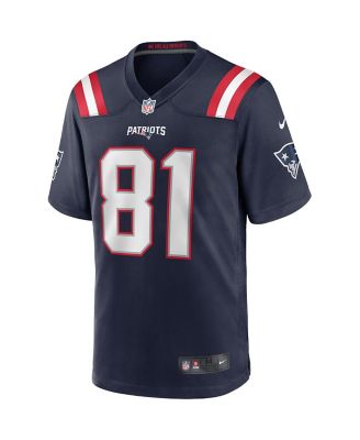 Men's Randy Moss Navy New England Patriots Game Retired Player Jersey