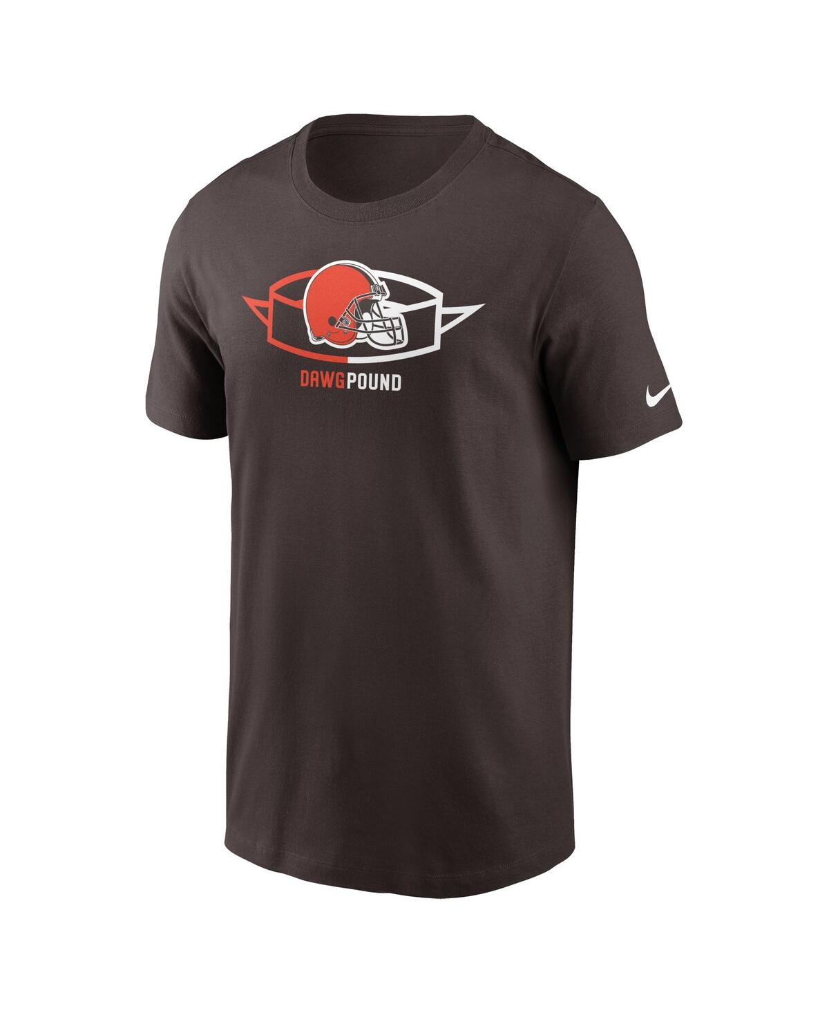 Shop Nike Men's  Brown Cleveland Browns Essential Local Phrase T-shirt