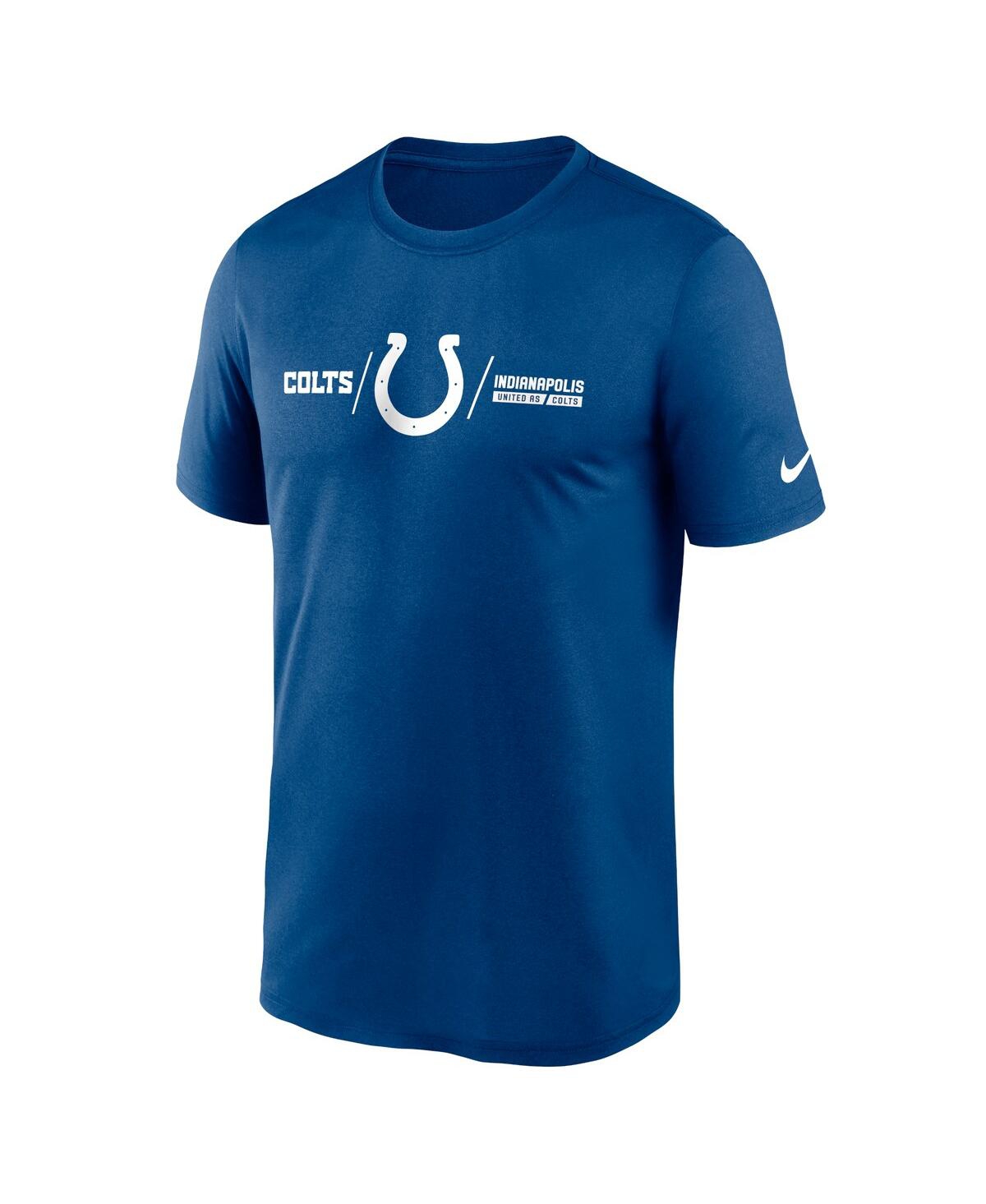 Men's NikeIndianapolis Colts Horizontal Lockup Legend T-shirt - Royal