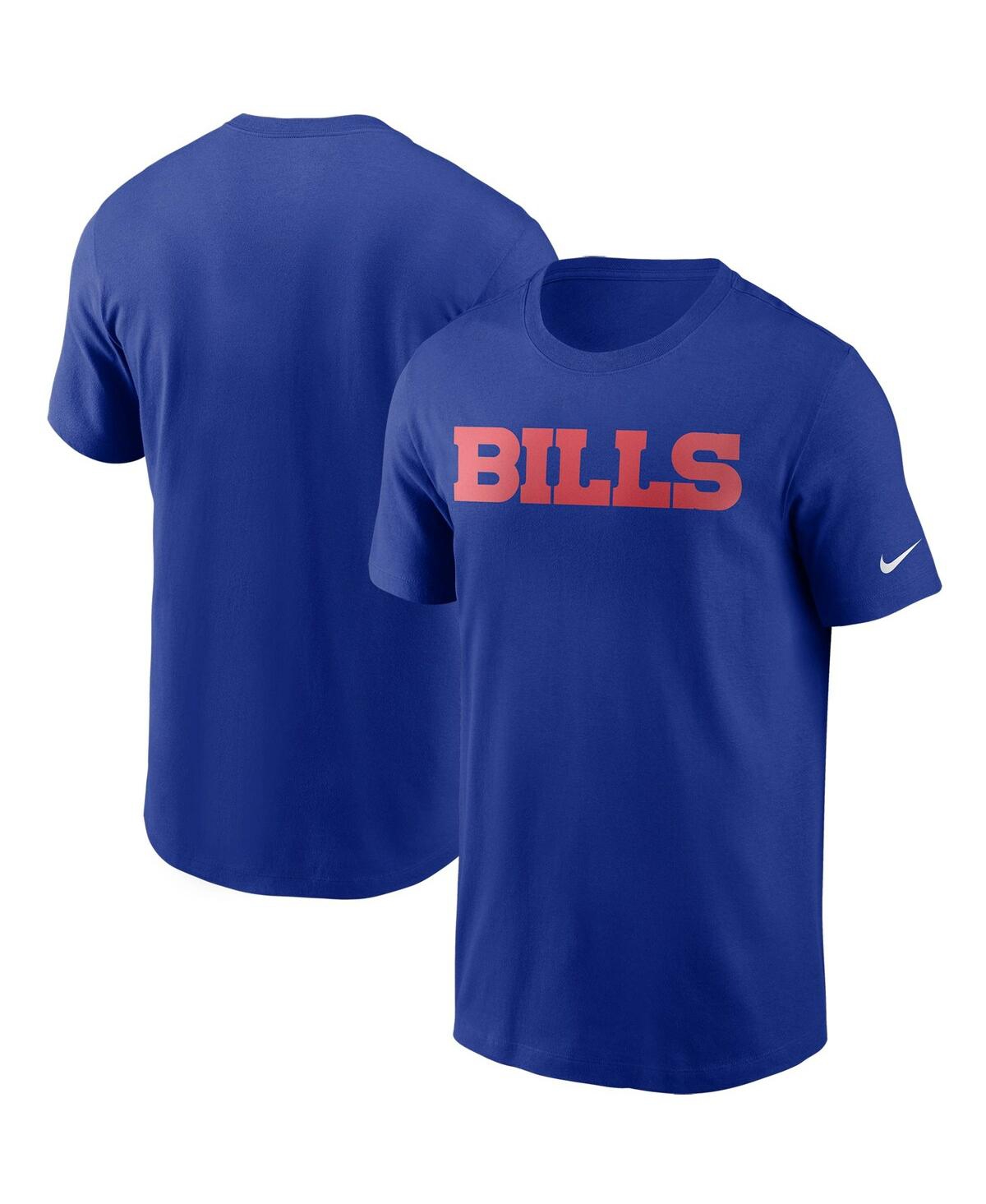 Nike Men's Royal Buffalo Bills Primetime Legend Wordmark Performance T-shirt In Royal