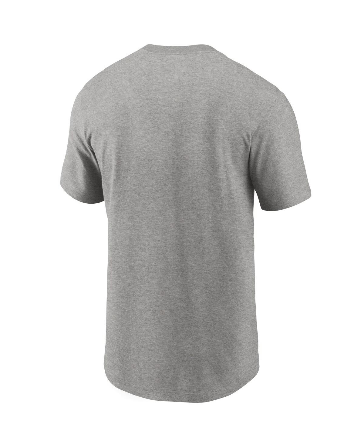Nike Heathered Gray Indianapolis Colts Primary Logo T-shirt In Heathered Gray