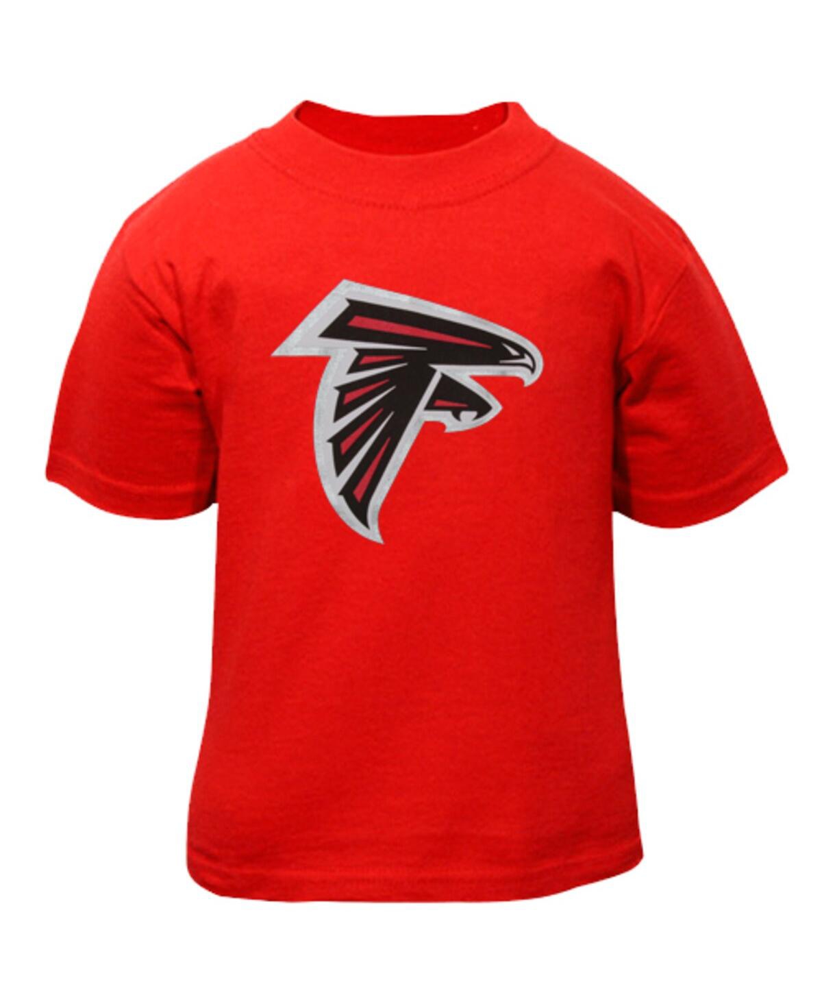 Outerstuff Babies' Atlanta Falcons Infant Boys And Girls Team Logo Red T-shirt
