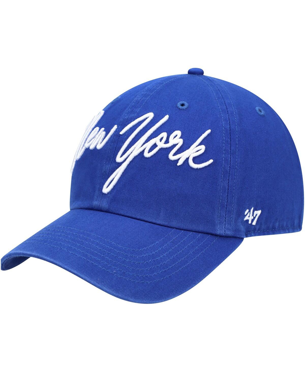 47 Brand Women's '47 Royal New York Giants Vocal Clean Up Adjustable Hat