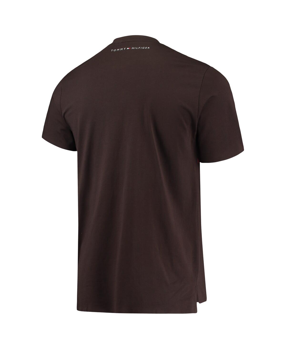 Shop Tommy Hilfiger Men's  Brown Cleveland Browns The Travis T-shirt