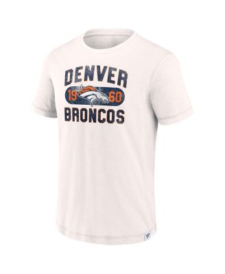 Men's White Denver Broncos Act Fast T-shirt