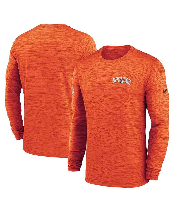 Nike Men's Orange Denver Broncos Velocity Athletic Stack Performance ...