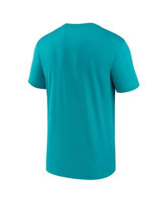 Men's Aqua Miami Dolphins Legend Community Performance T-shirt