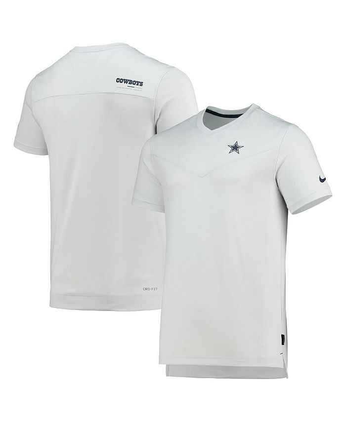 Dallas Cowboys New Era Navy Off-Sides Long Sleeve Dri-Tek T-Shirt