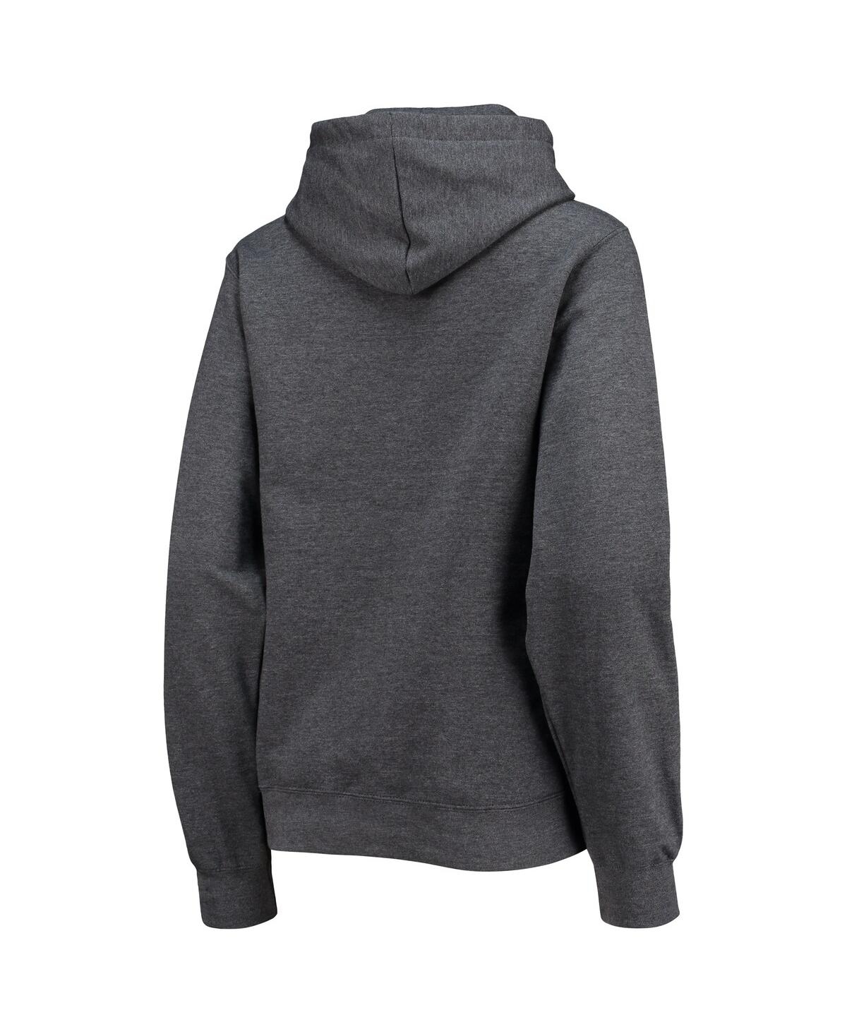 Wear By Erin Andrews Heathered Gray Washington Commanders Fleece Pullover Hoodie In Heathered Gray