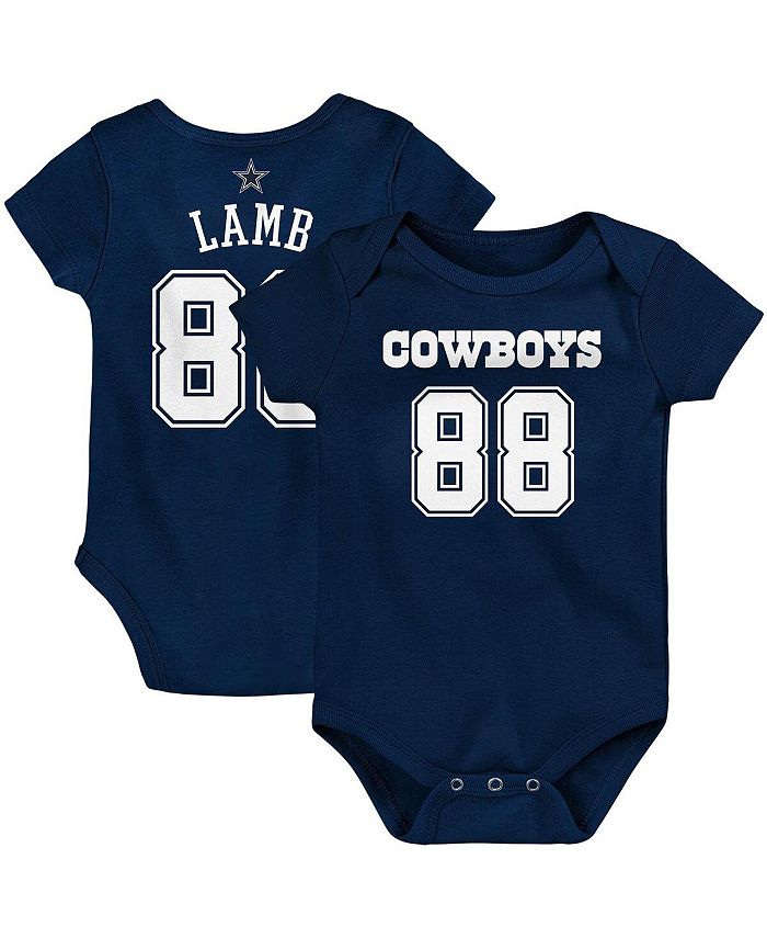 Outerstuff Newborn Boys and Girls CeeDee Lamb Navy Dallas Cowboys